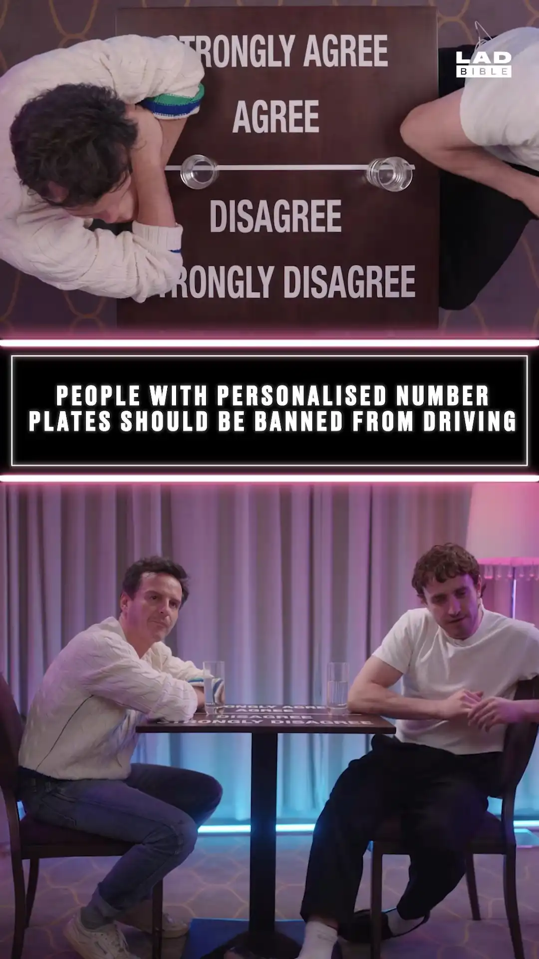 Andrew Scott & Paul Mescal debate personalised number plates