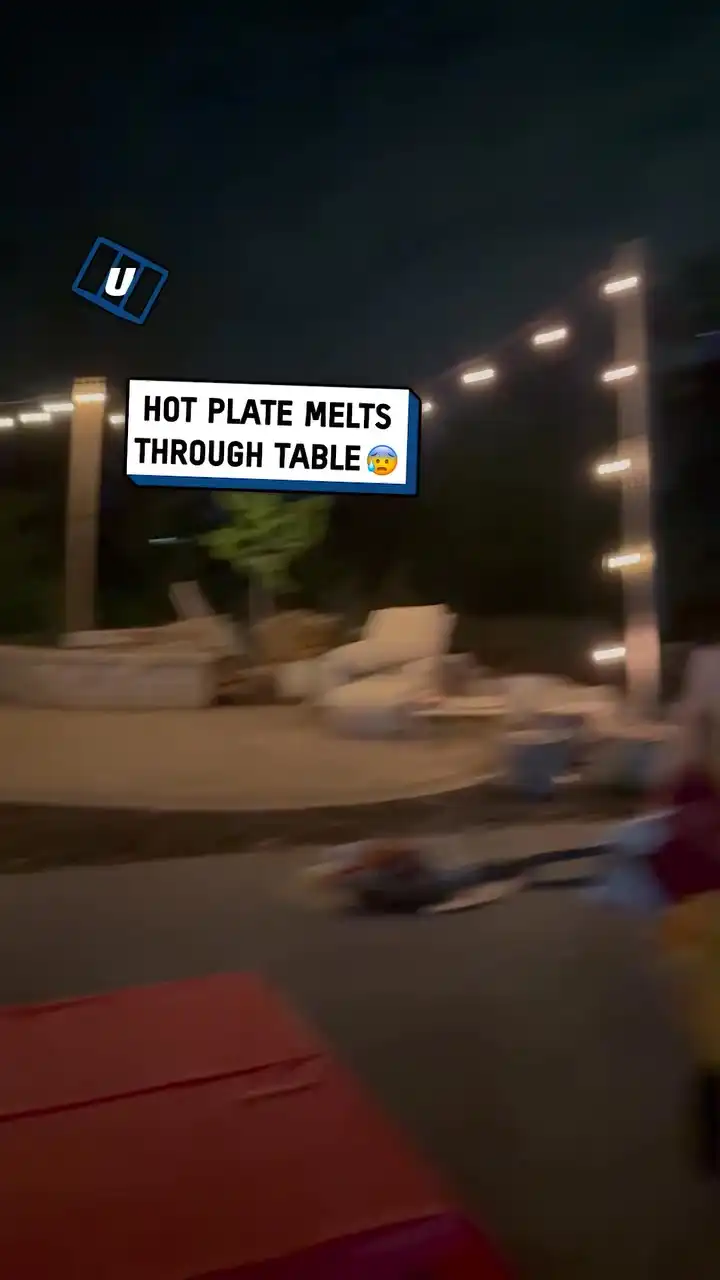 My plate was so hot it melted the table... 😲🔥