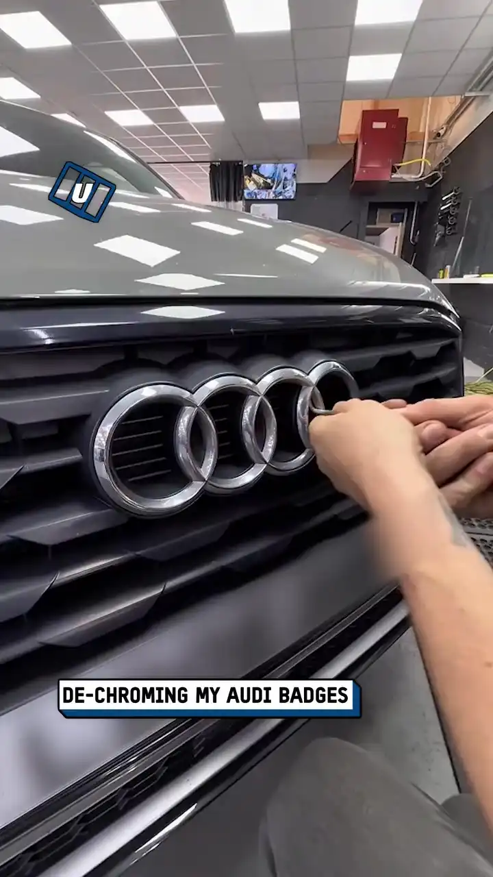 De-chroming my Audi badges 🚙❌