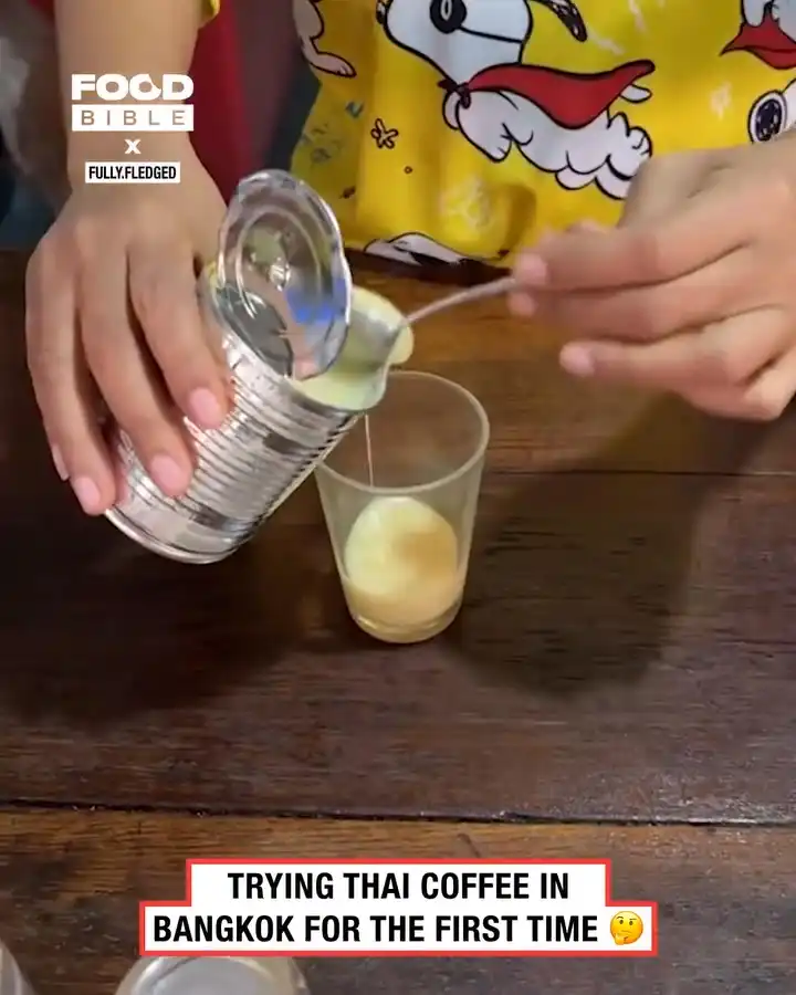 Trying Thai coffee ☕️