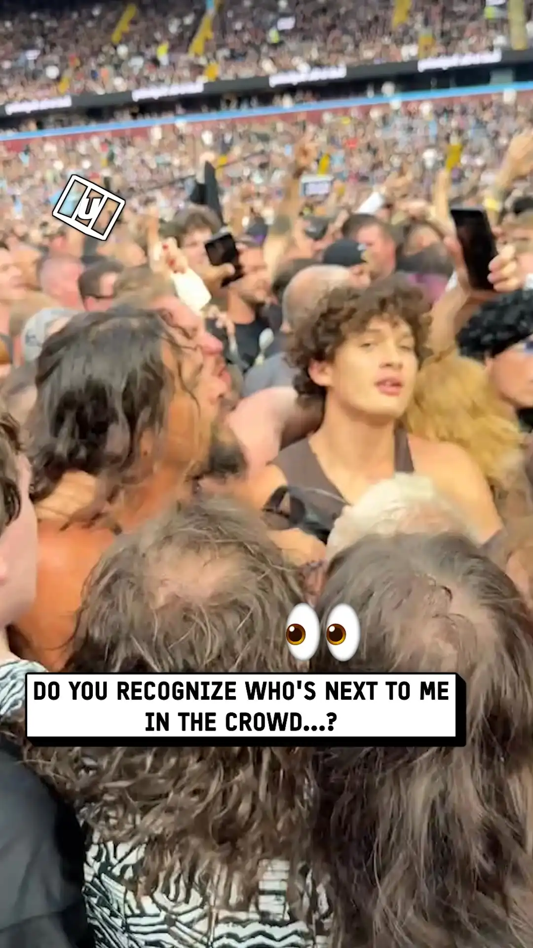 Is that who I think it is? 👀 #celebrity #music #concert