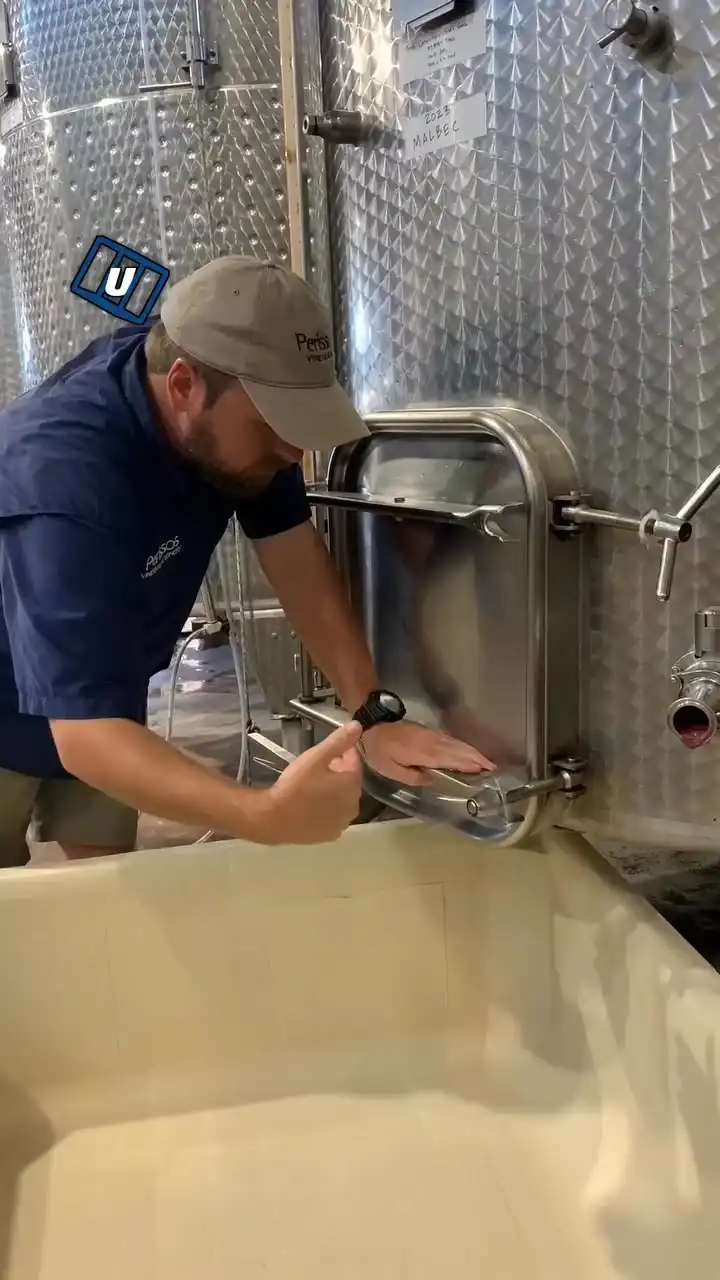 I have the messiest job at the vineyard 😱🍷