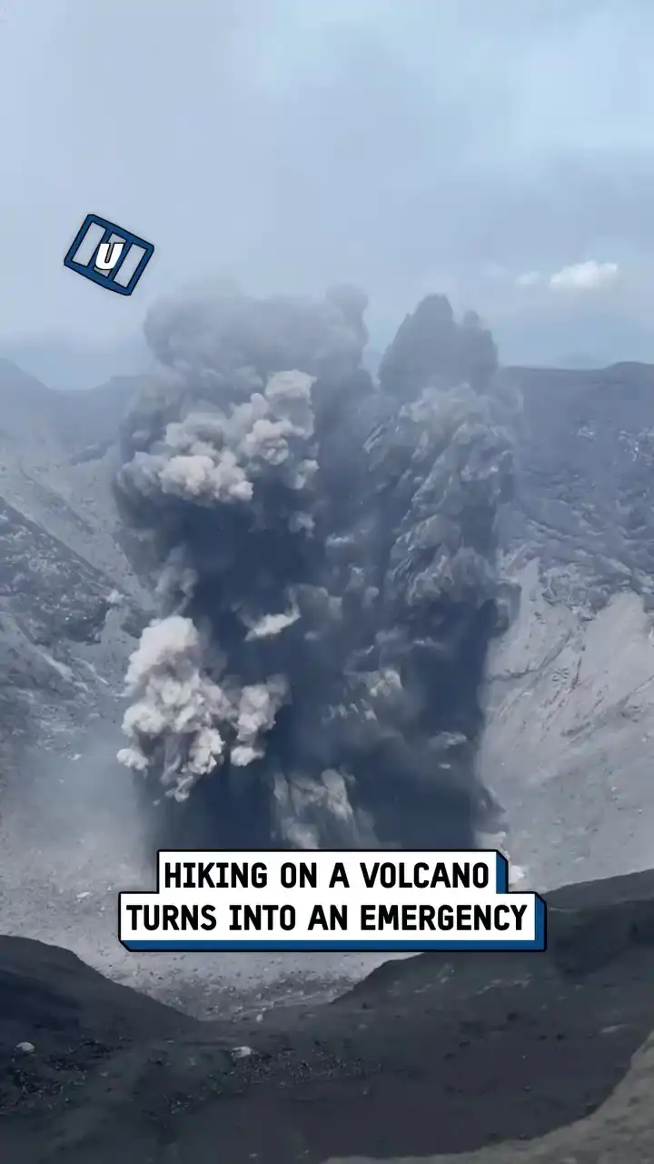 I barely escaped a volcano eruption ππ²