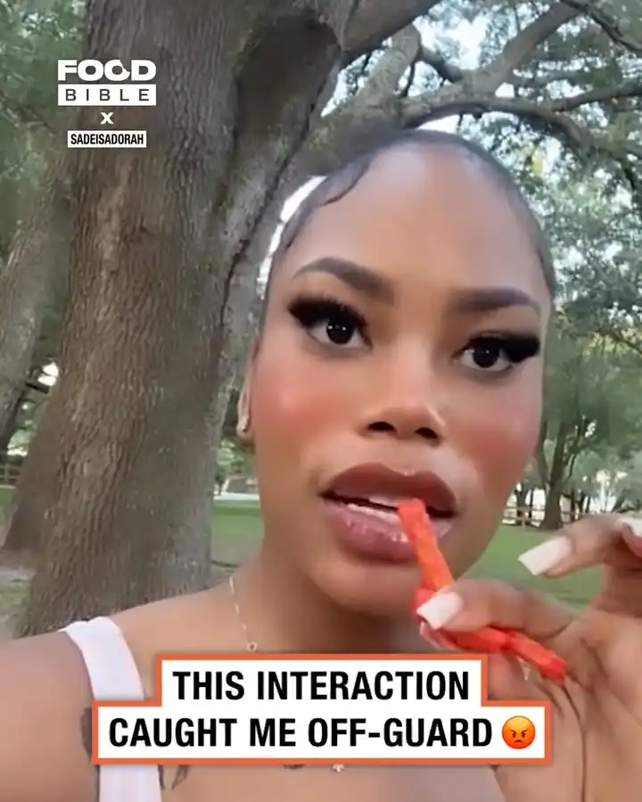 My lunch was interrupted 😳