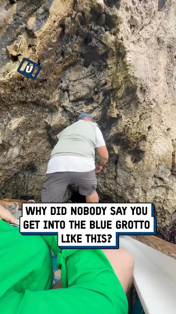 The reality of getting into the Blue Grotto