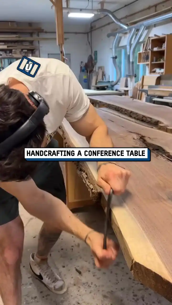 Making an epoxy river conference table 🪵🤯