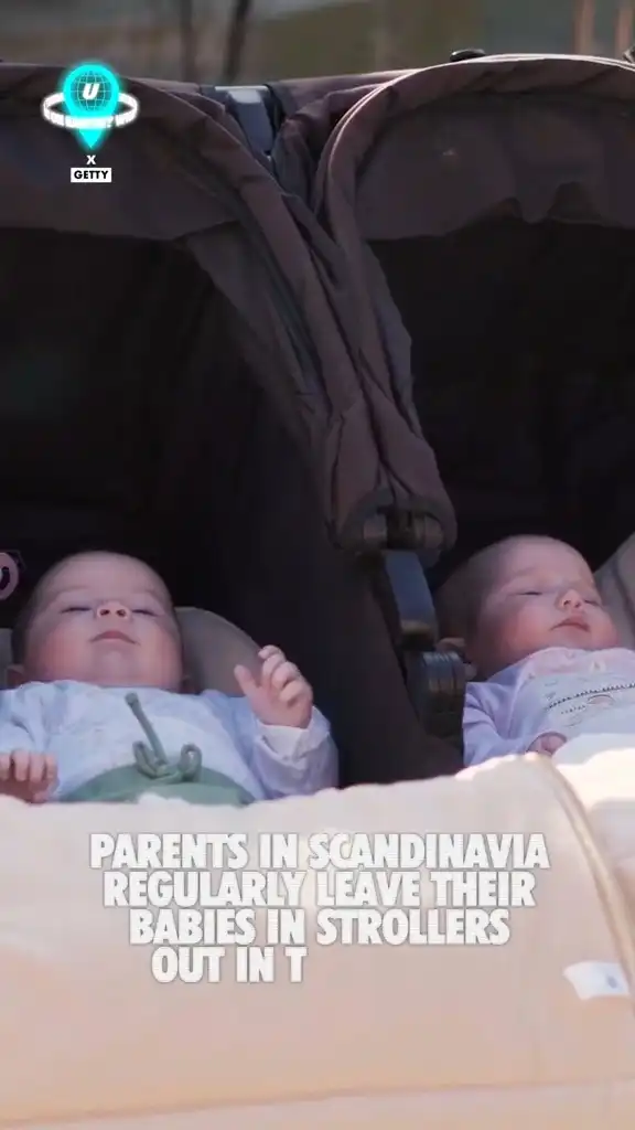 Scandinavian parents leave their babies outside