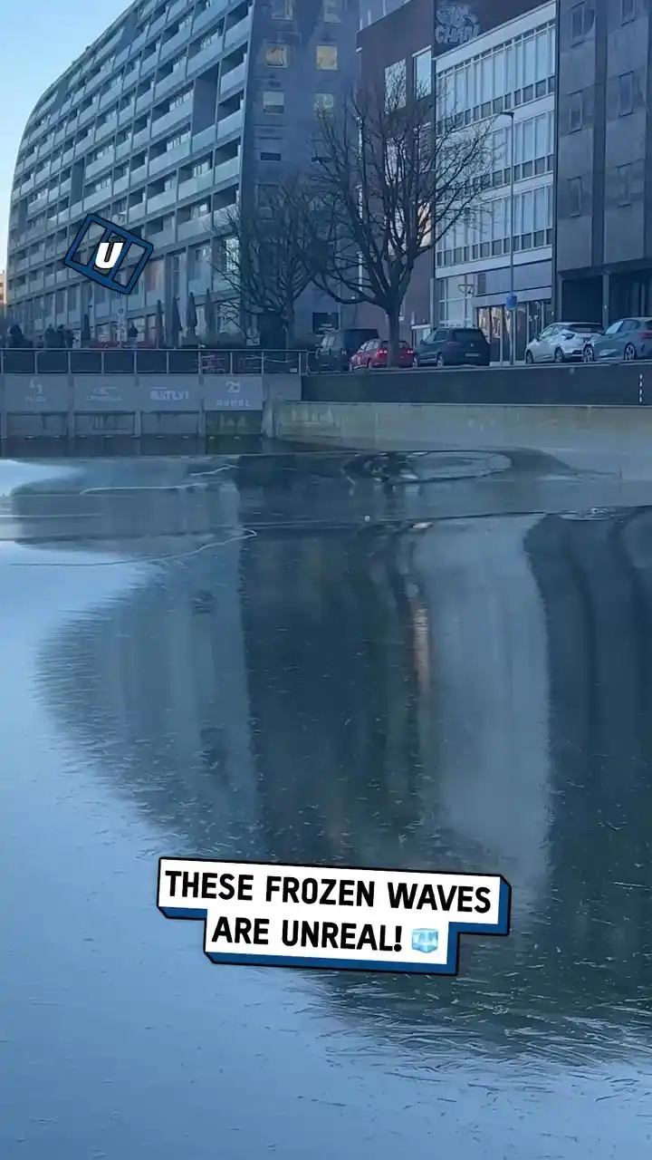 Frozen waves sound so satisfying 🌊😍
