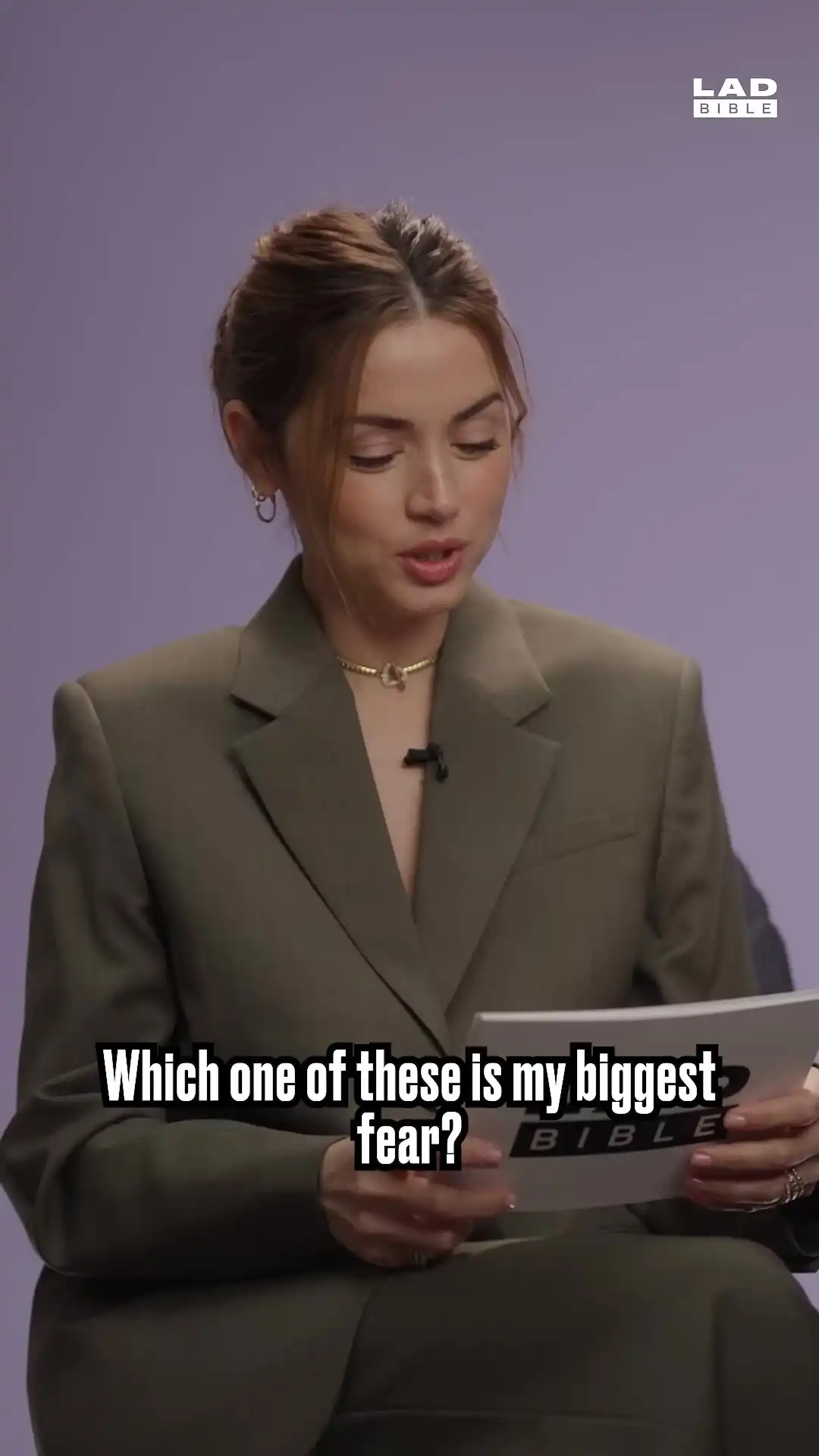 Ana De Armas talks about her biggest fears