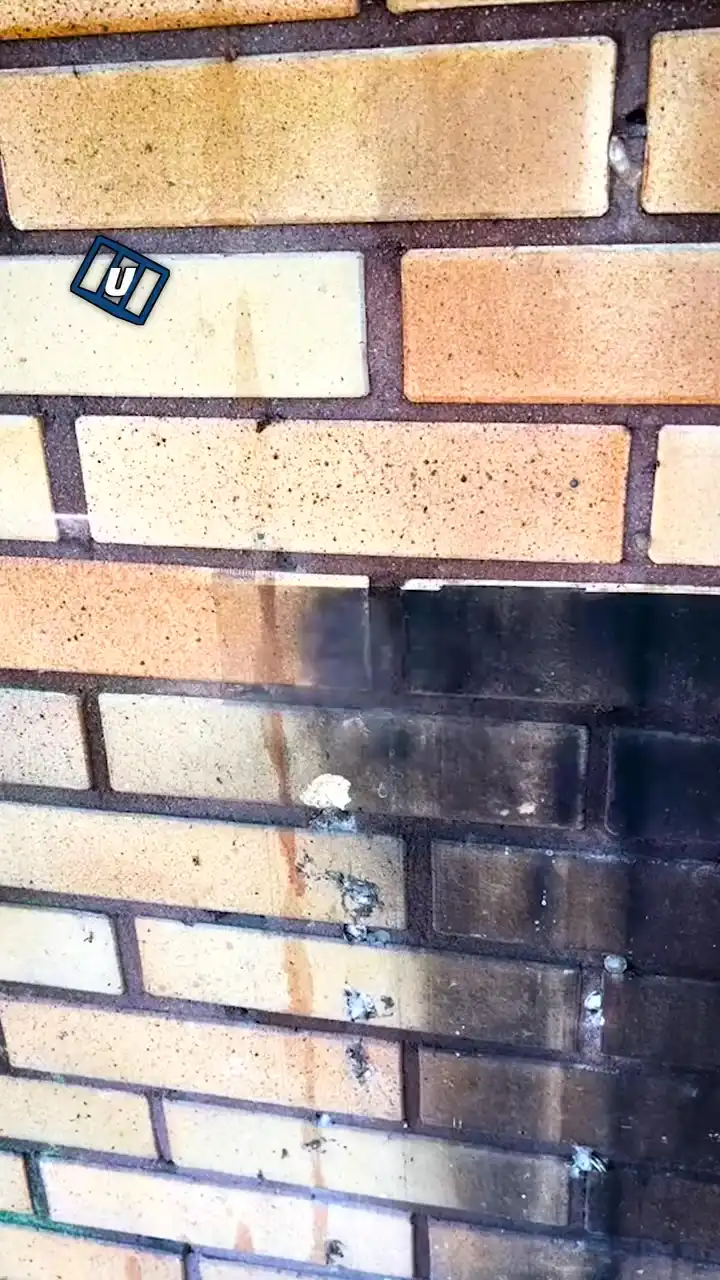 Laser cleaning wall 🧱