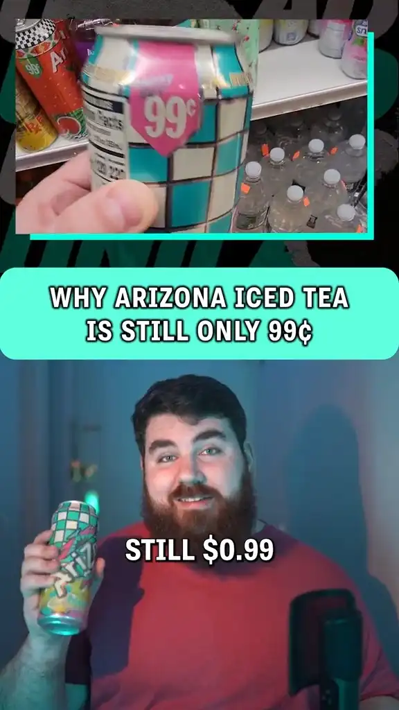 This is why Arizona Iced Tea cans still only cost 99 cents