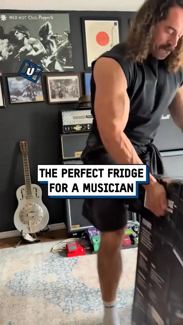 My fridge is also a guitar amp 🎸🤯