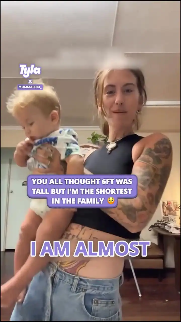 You thought 6ft was tall but I'm the shortest in the family π³