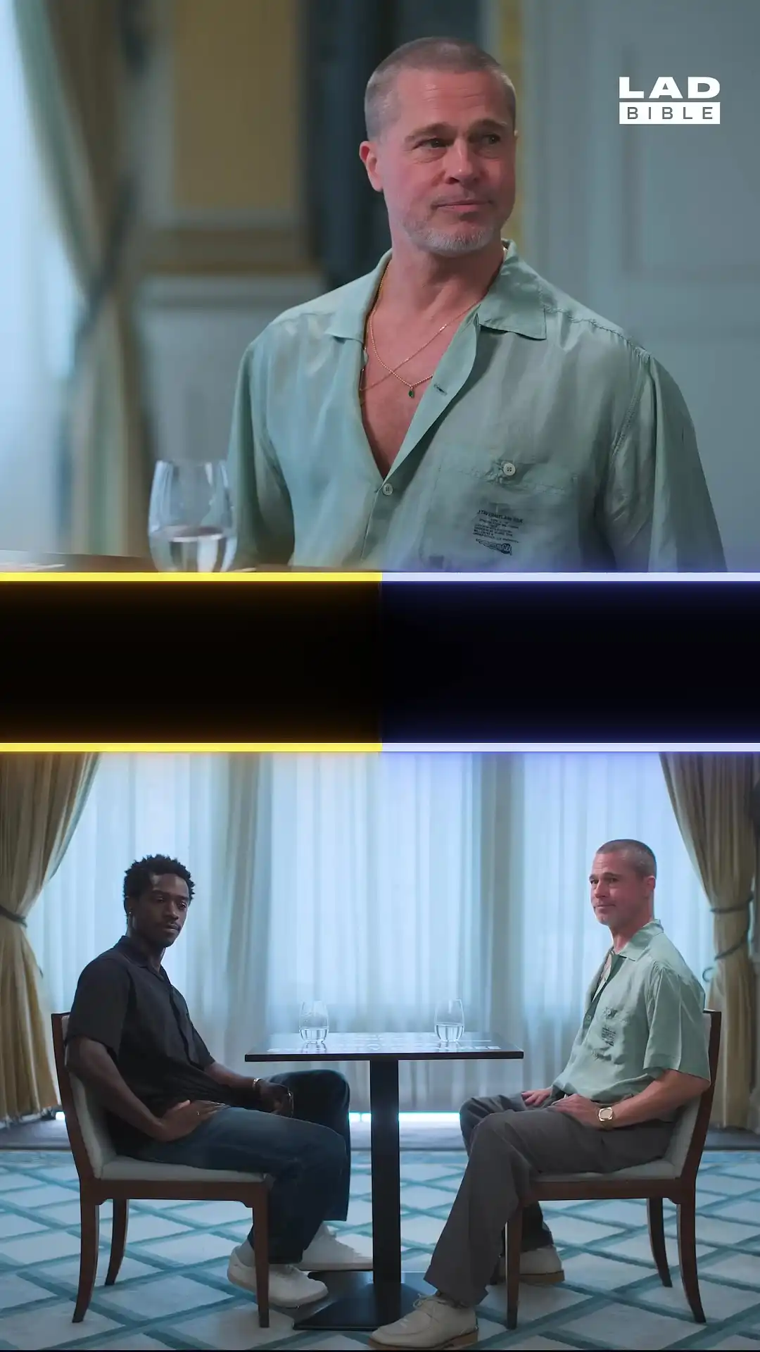 Brad Pitt & Damson Idris = Heartthrob