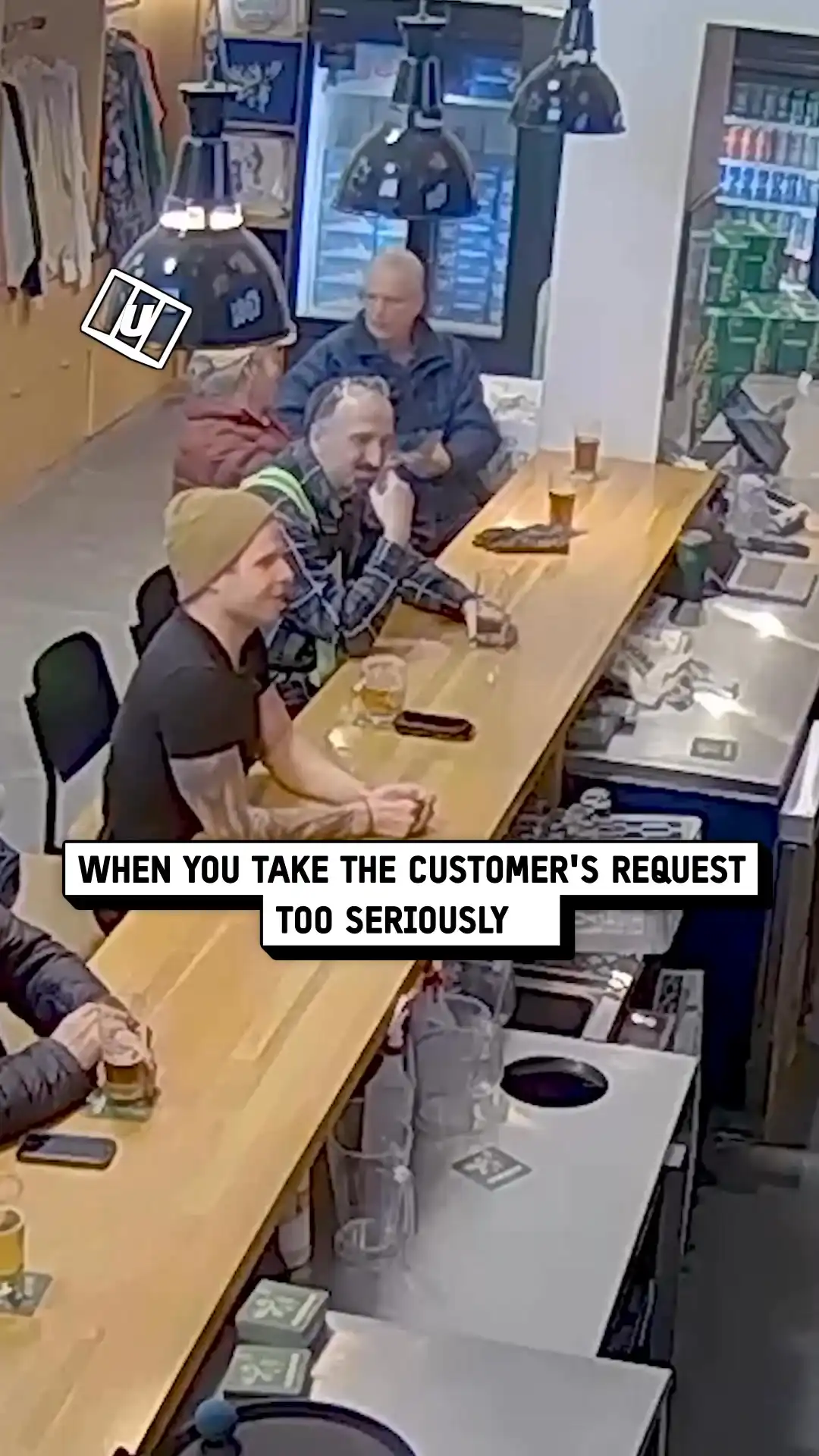 When you take customer's words too seriously 😅🍻