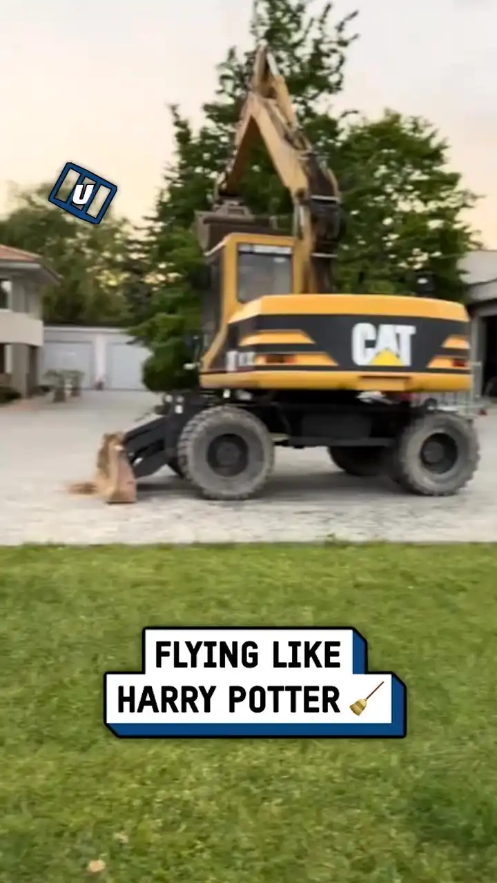 Flying like Harry Potter on a broom