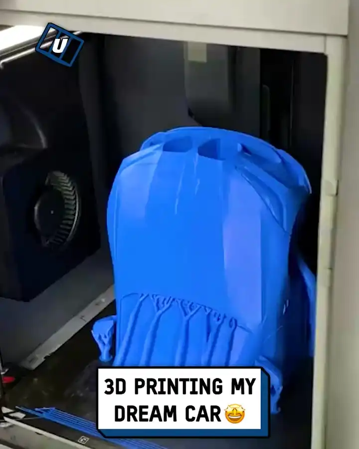 3D printing my dream car 😍🚙