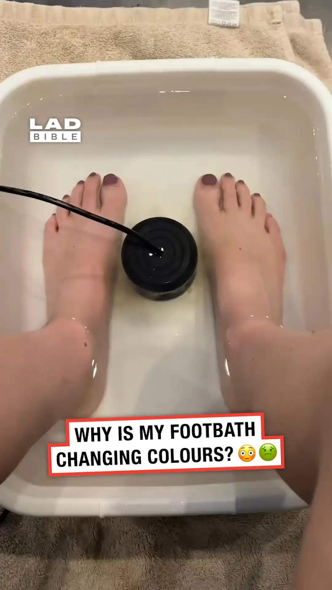 Why is my foot bath changing colour 🤢🦶