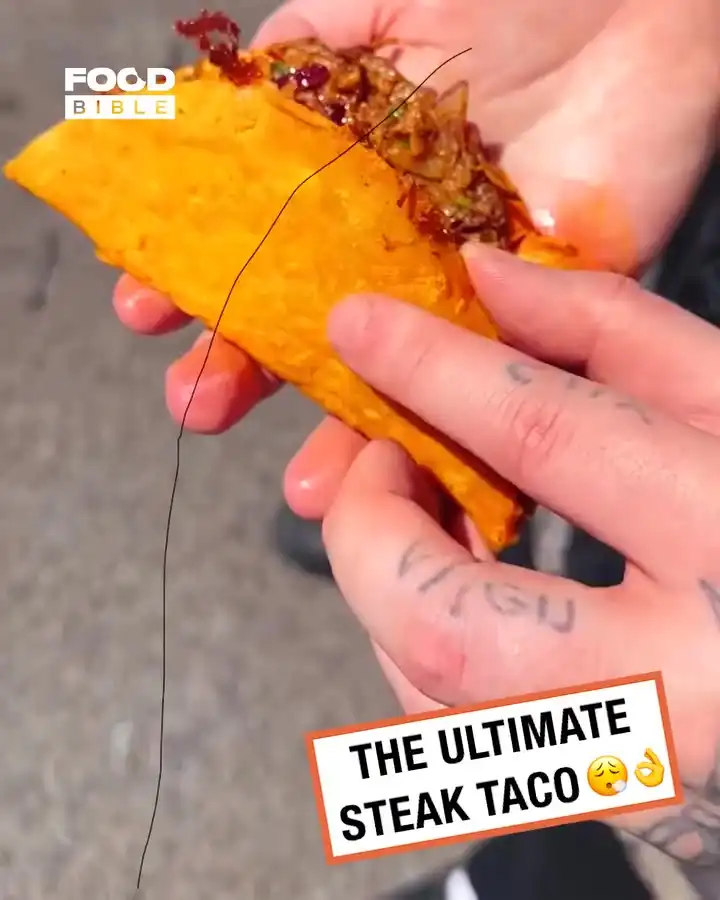 The ultimate steak taco 🌮🔥