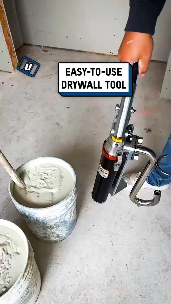 Easy-to-use drywall tool 🤯👷‍♂️