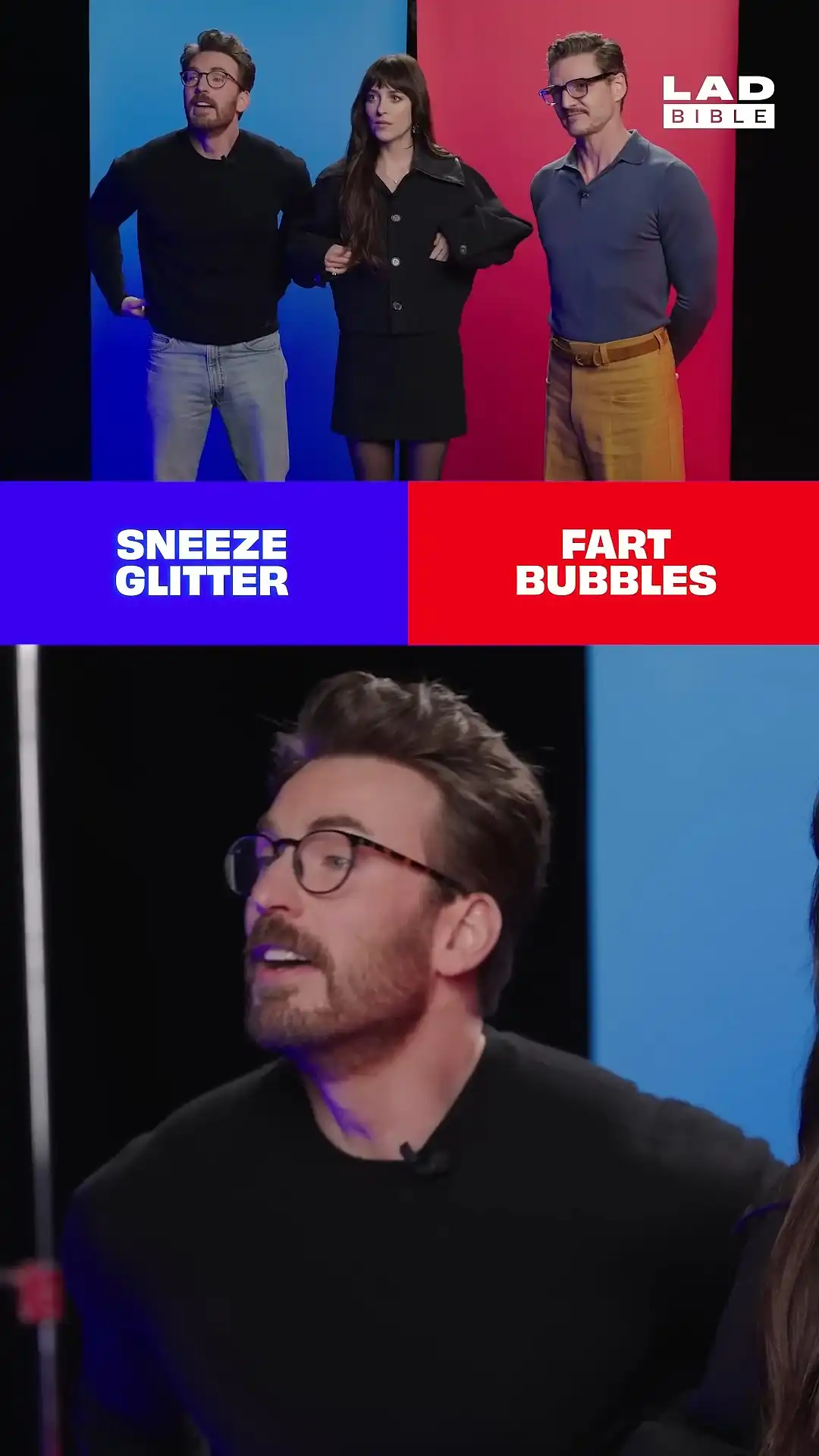Sneeze glitter OR fart bubbles?