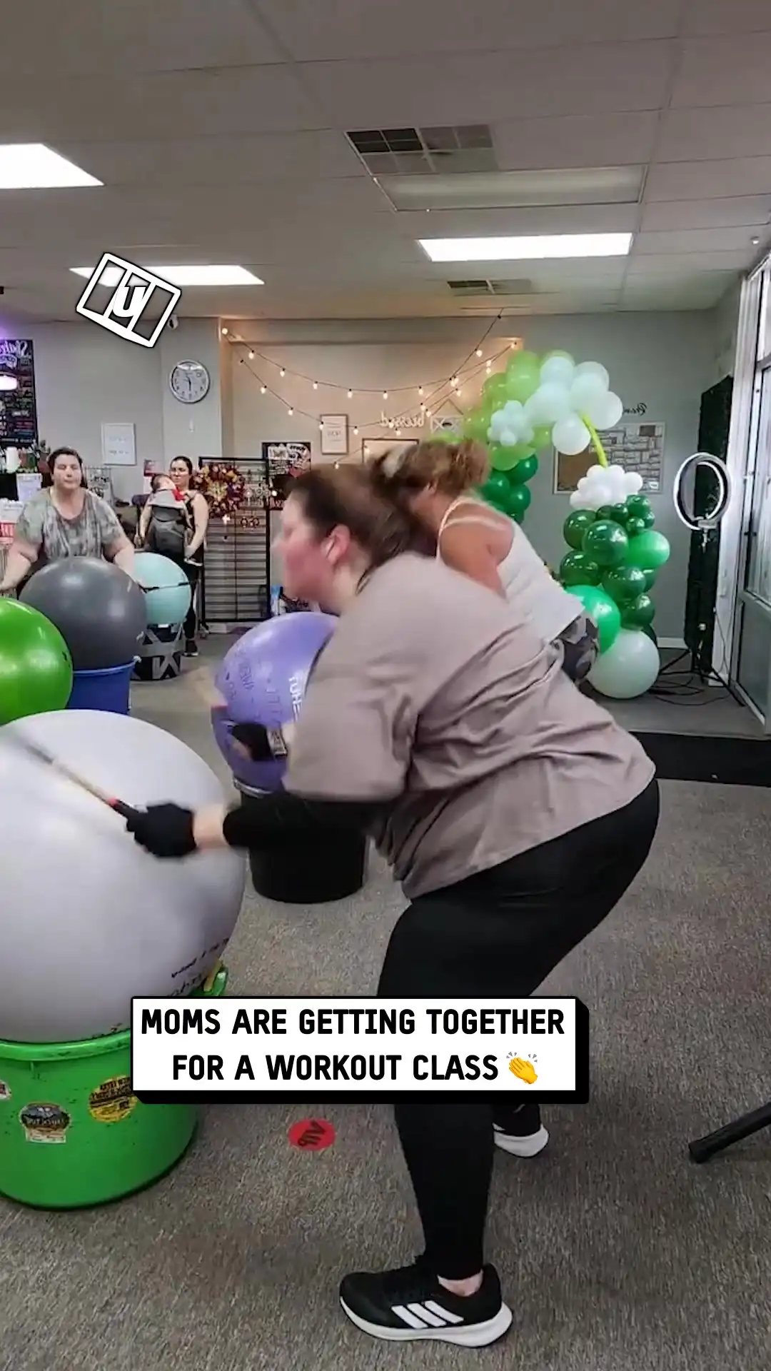 Mom's fun new workout 💪