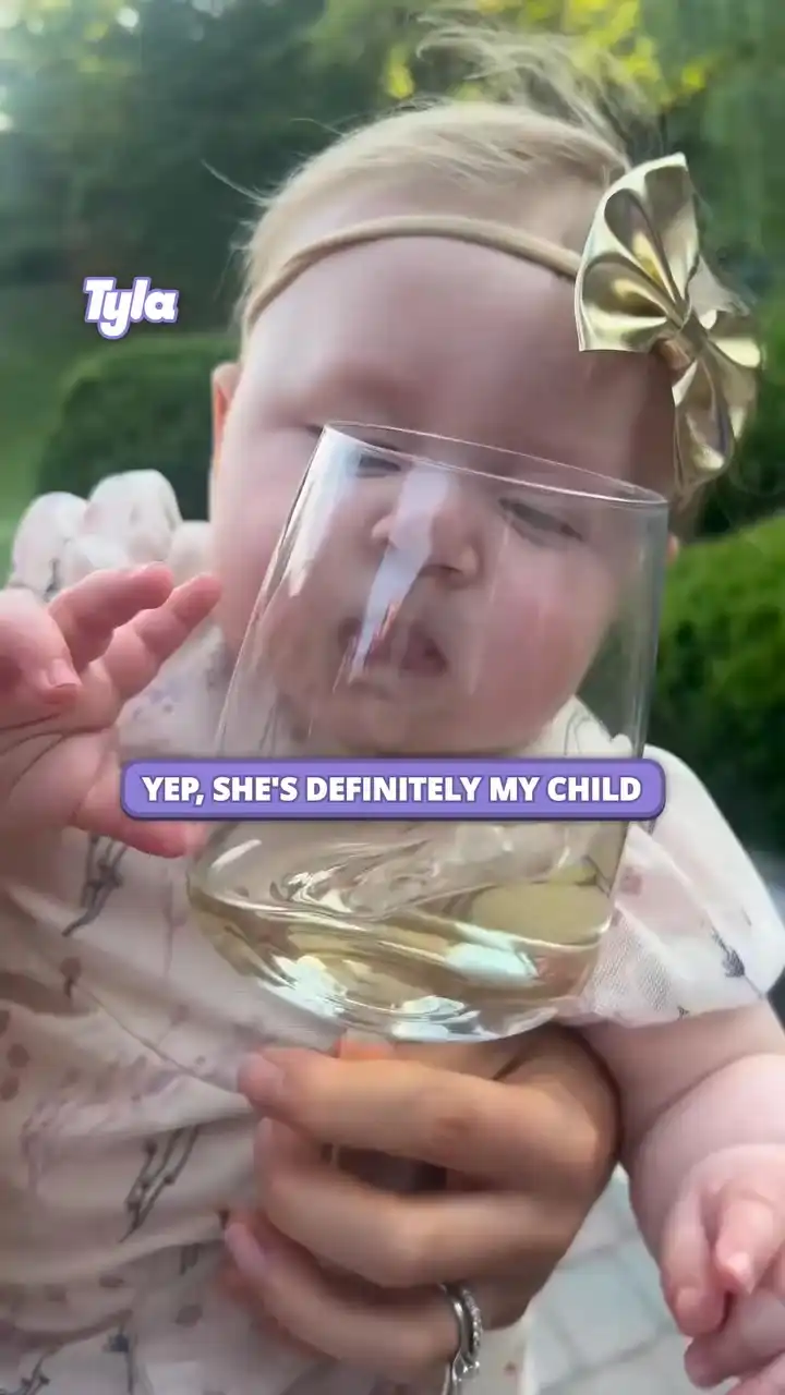 No DNA test needed 👶🍷 #fblifestyle