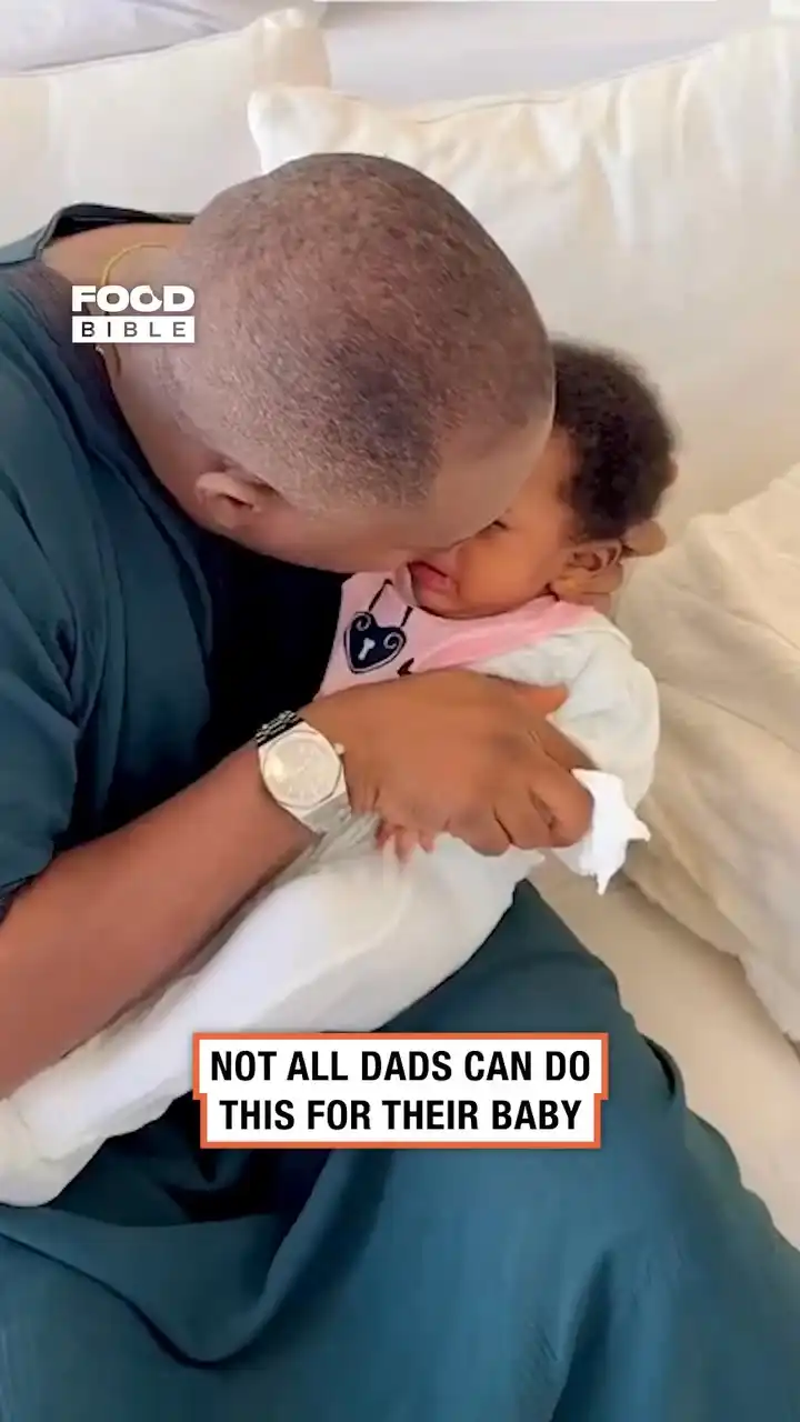 Not all dads can do this for their baby 😯