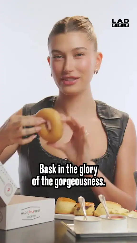 Hailey Bieber debates UK vs UK snacks