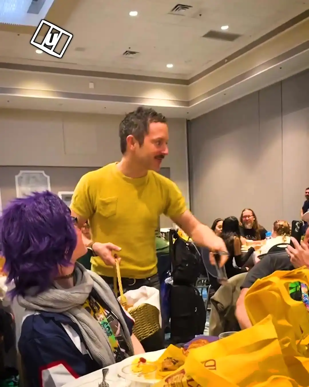 I didn't expect to hear a new movie is on its way 👀 #LOTR #celebrity #breakfast