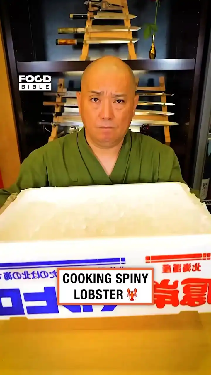 Cooking spiny Lobster 🦞