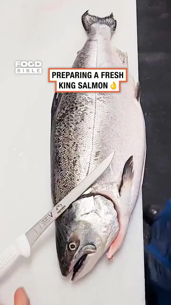 How to prepare a fresh king salmon πͺ