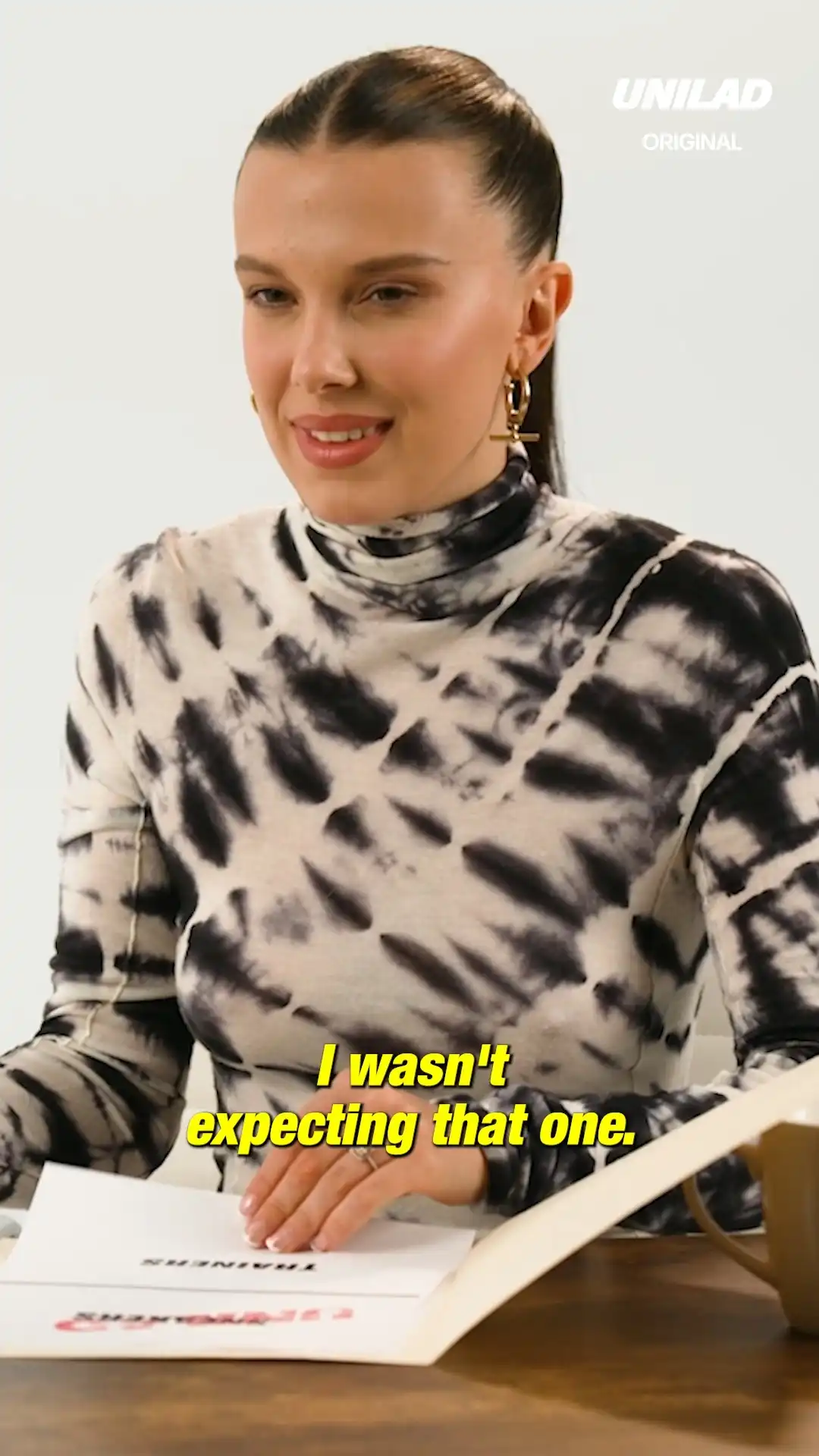 Millie Bobby Brown chooses between American and British words