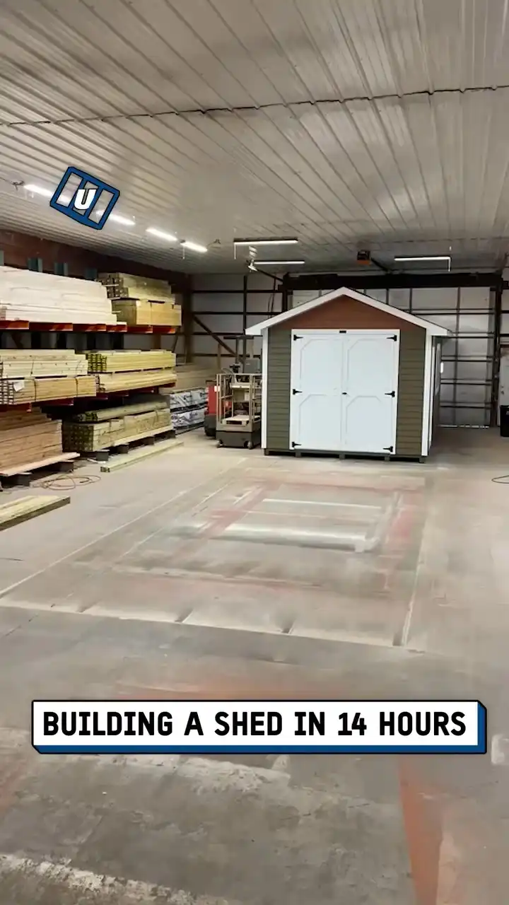 Shed build timelapse