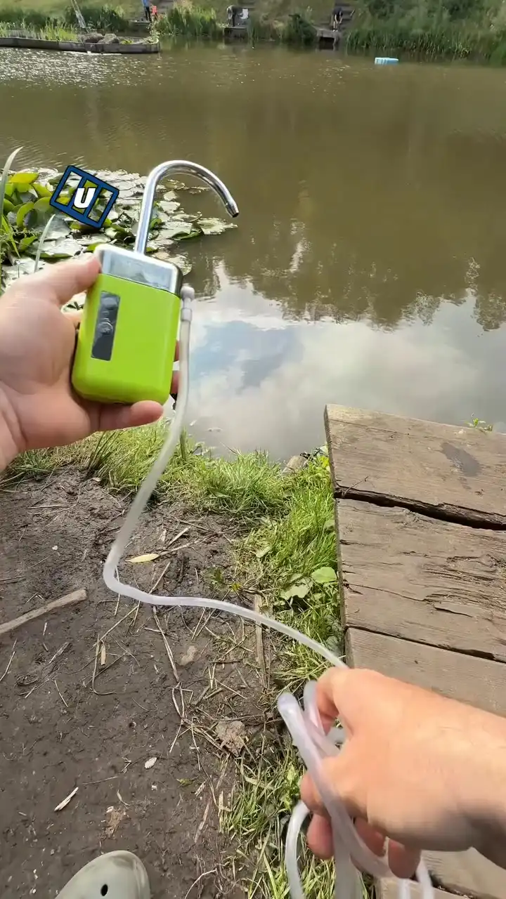 This is such an easy to use water cleaning device 🤯💦 #fblifestyle