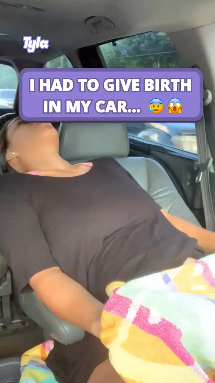 My second time giving birth in a car 😳👶