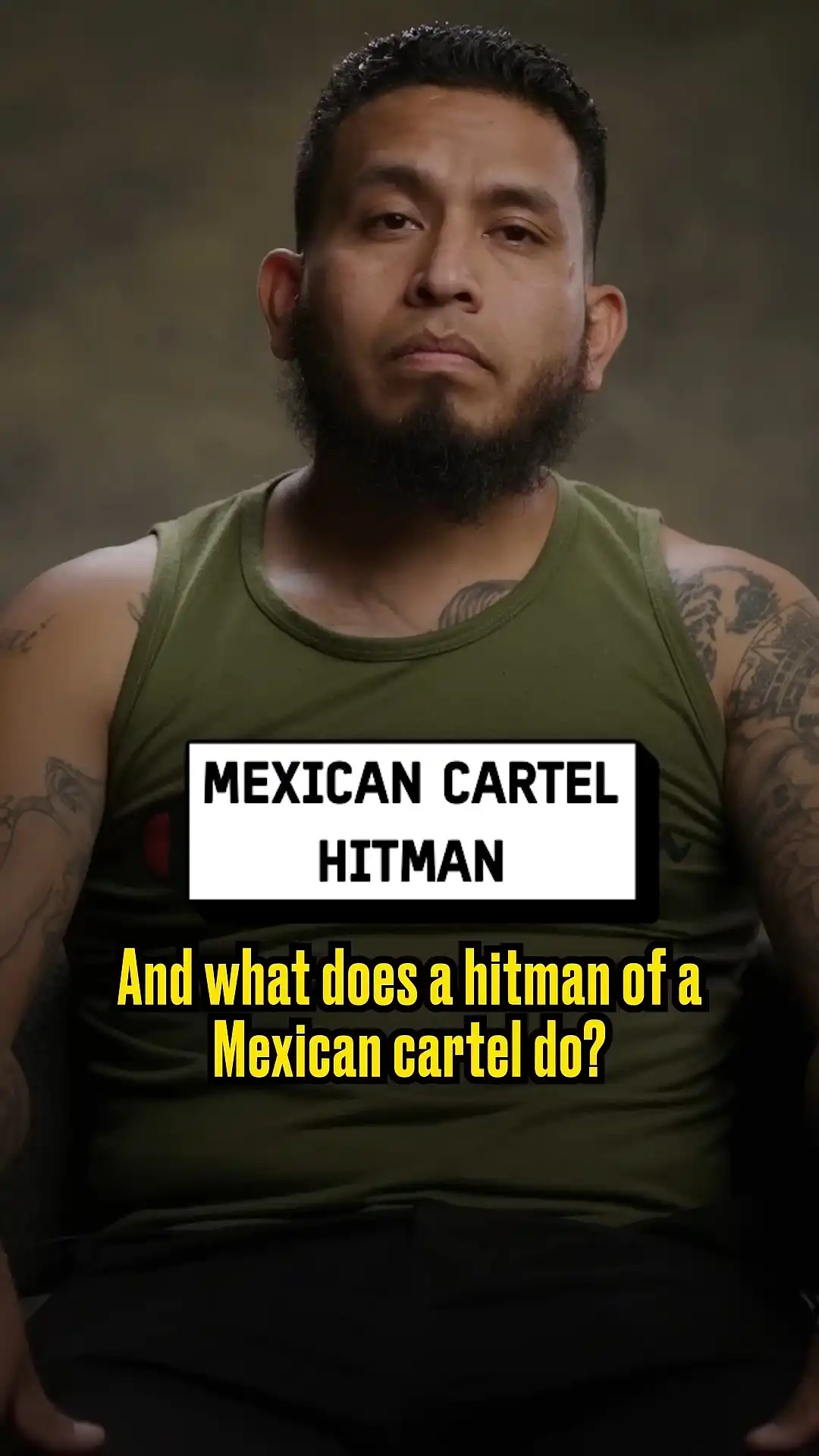Mexican cartel member talks about being a hitman