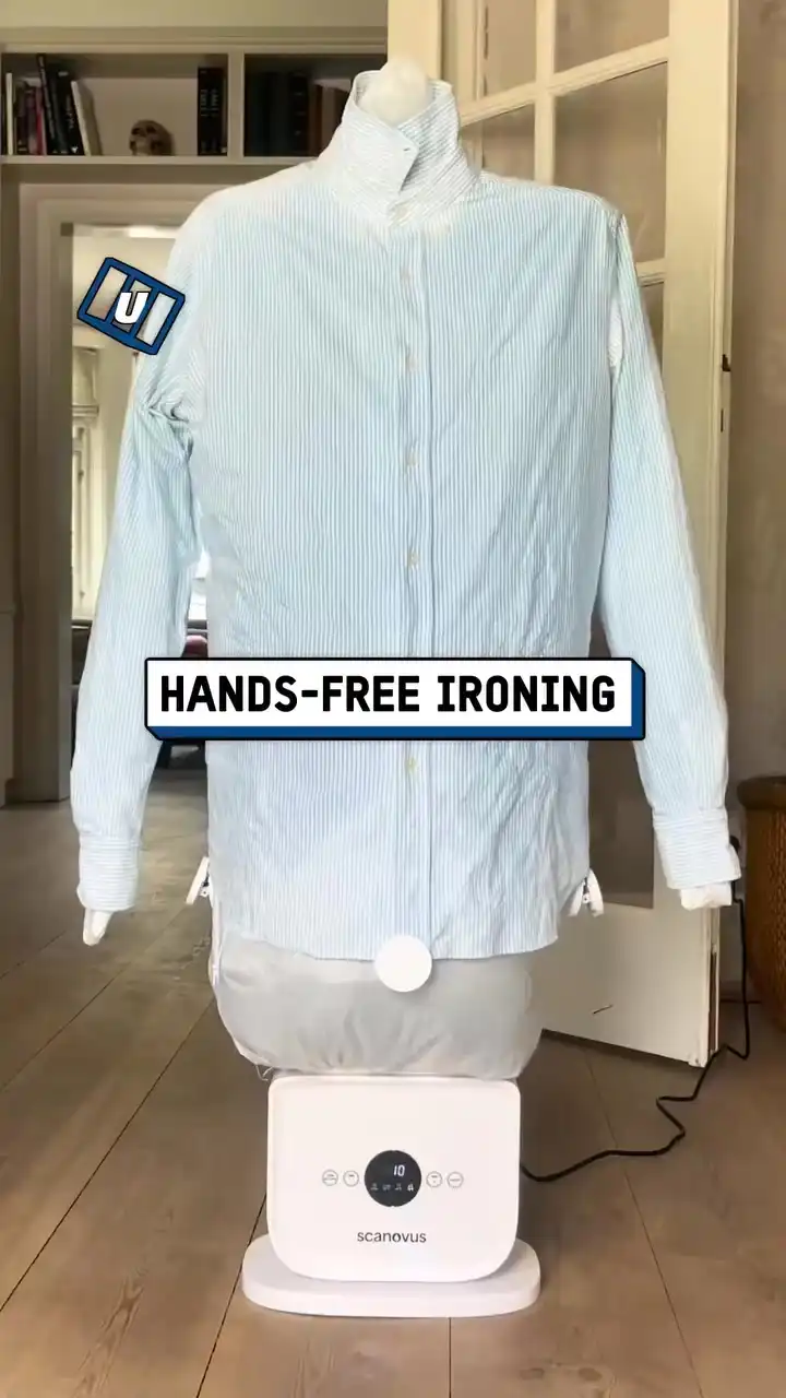 Hands-free ironing machine π²π¨