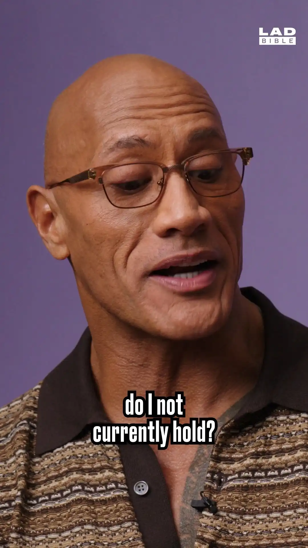 The Rock talks about the Guinness world records he holds