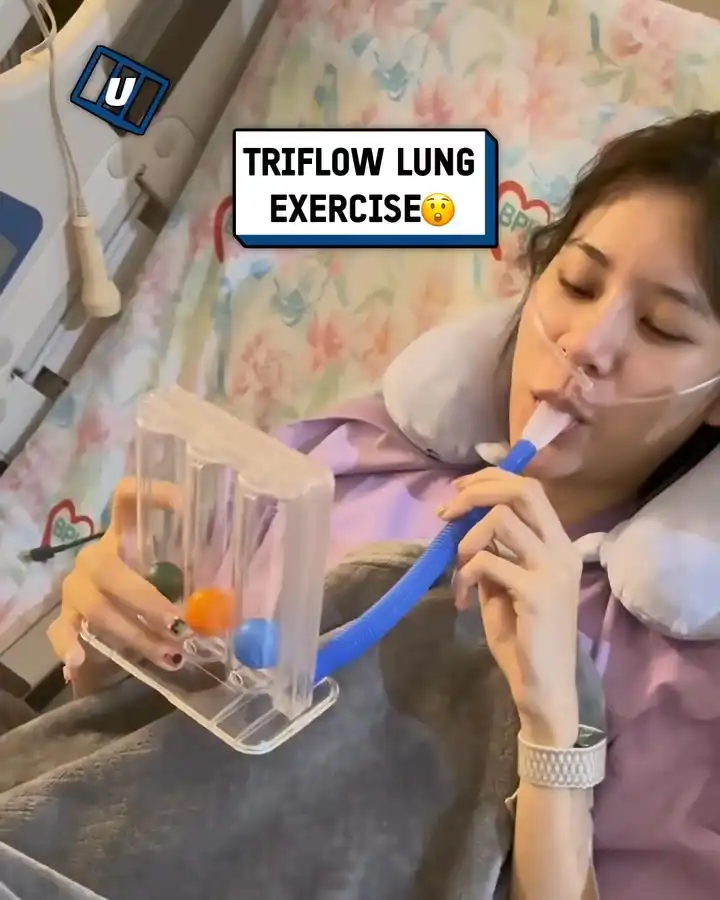 Triflow lung exercise 🫁😲
