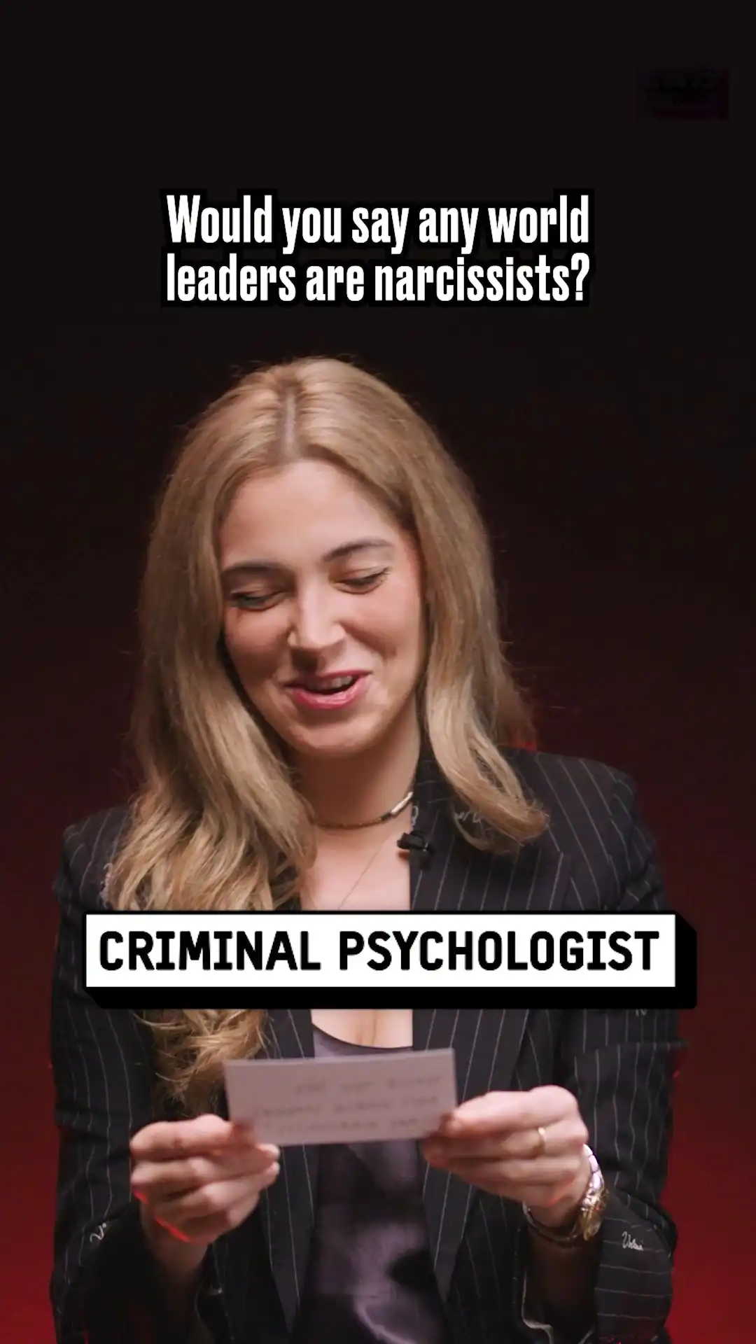 Criminal Psychologist talks about world leaders being narcissists