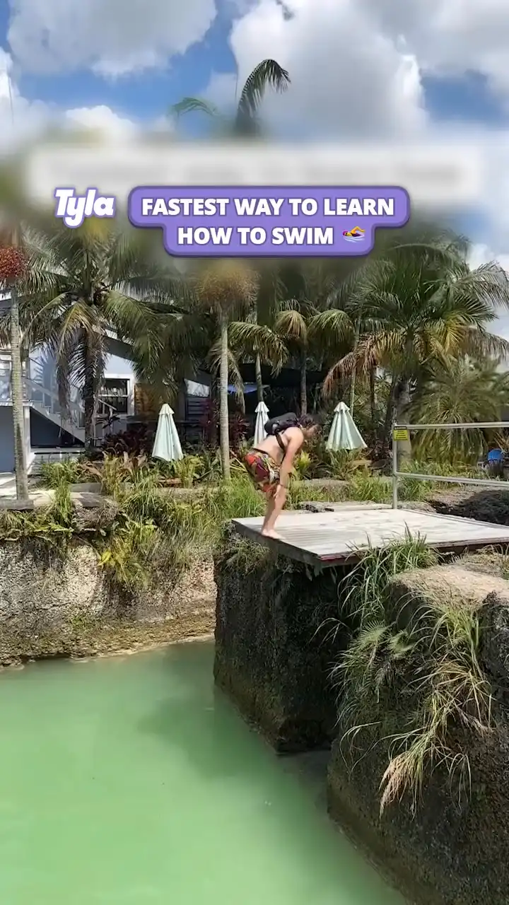 Fastest way to learn how to swim 😅
