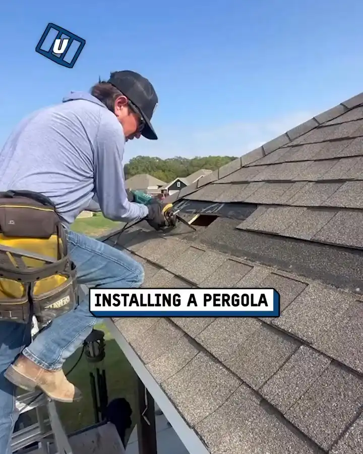 Pergola installation