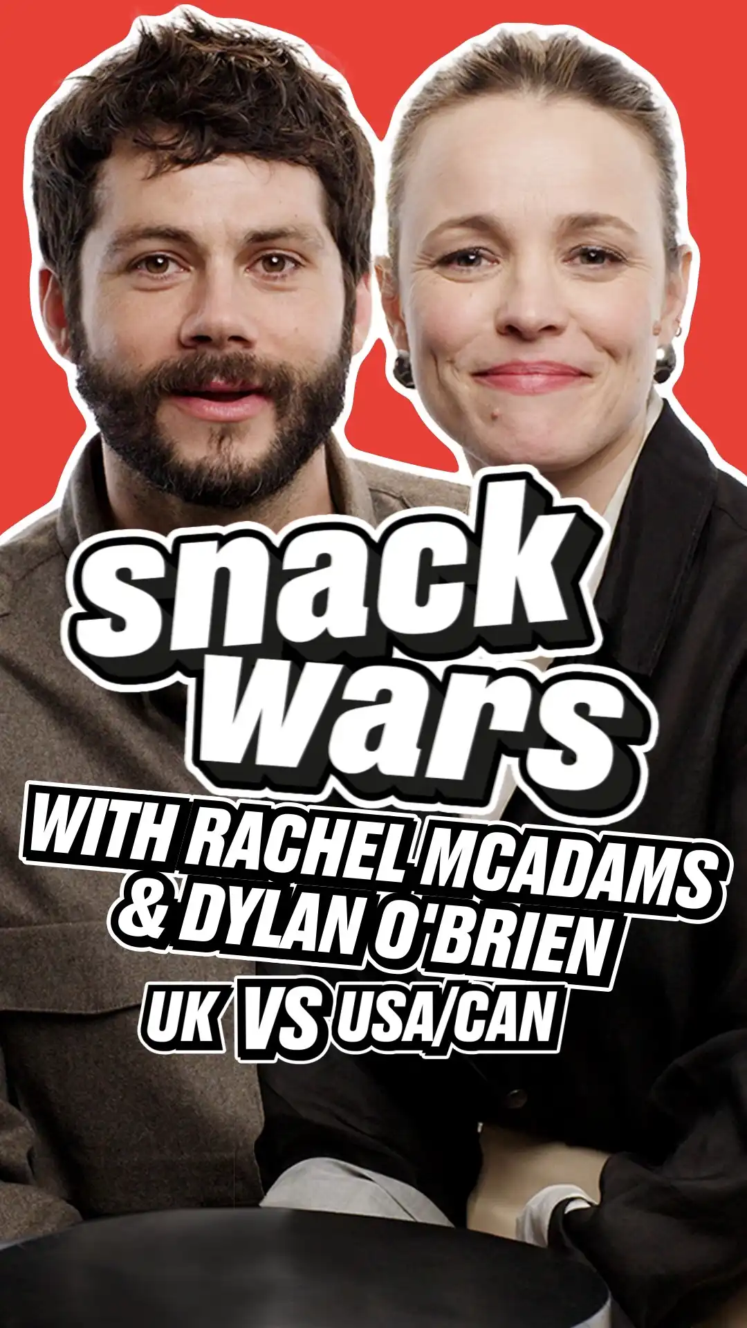 Dylan O'Brien & Rachel McAdams play Snack Wars