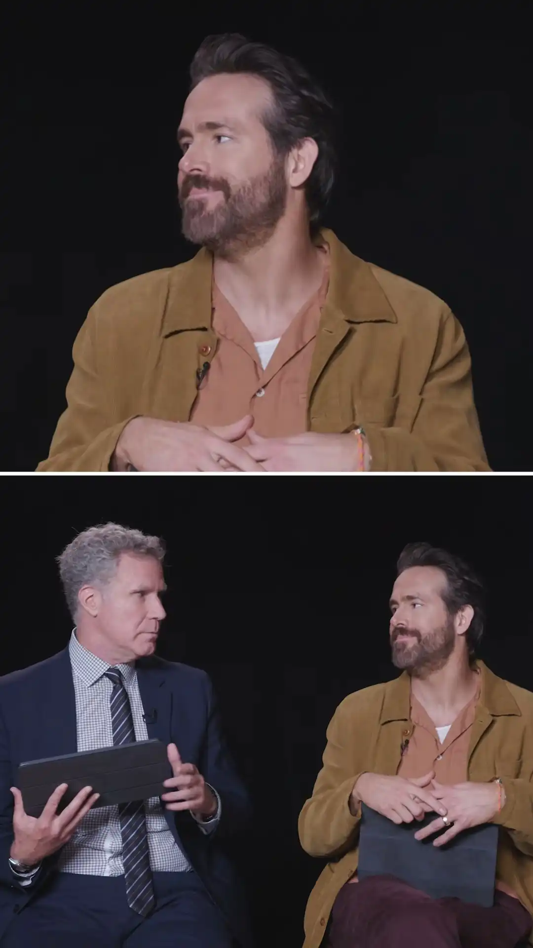 Ryan Reynolds reveals his April Fools Day prank to Will Ferrel
