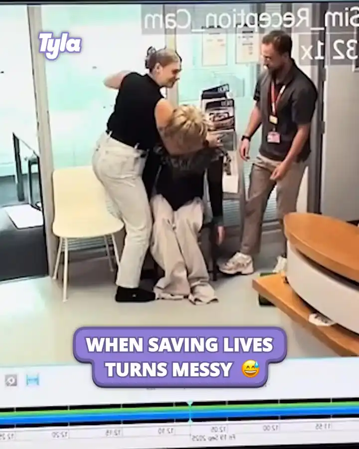 Couple saved his life, but ruined his dignity 😅