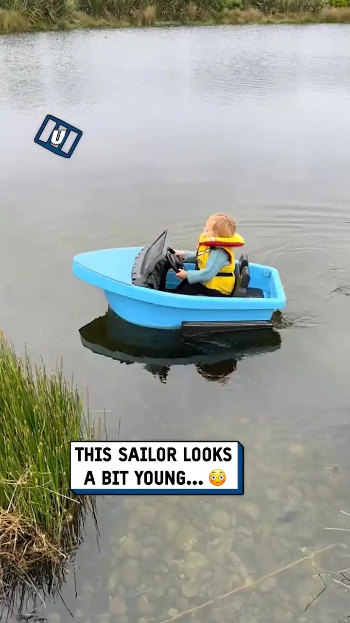 Kid is already a pro sailor ⚓️