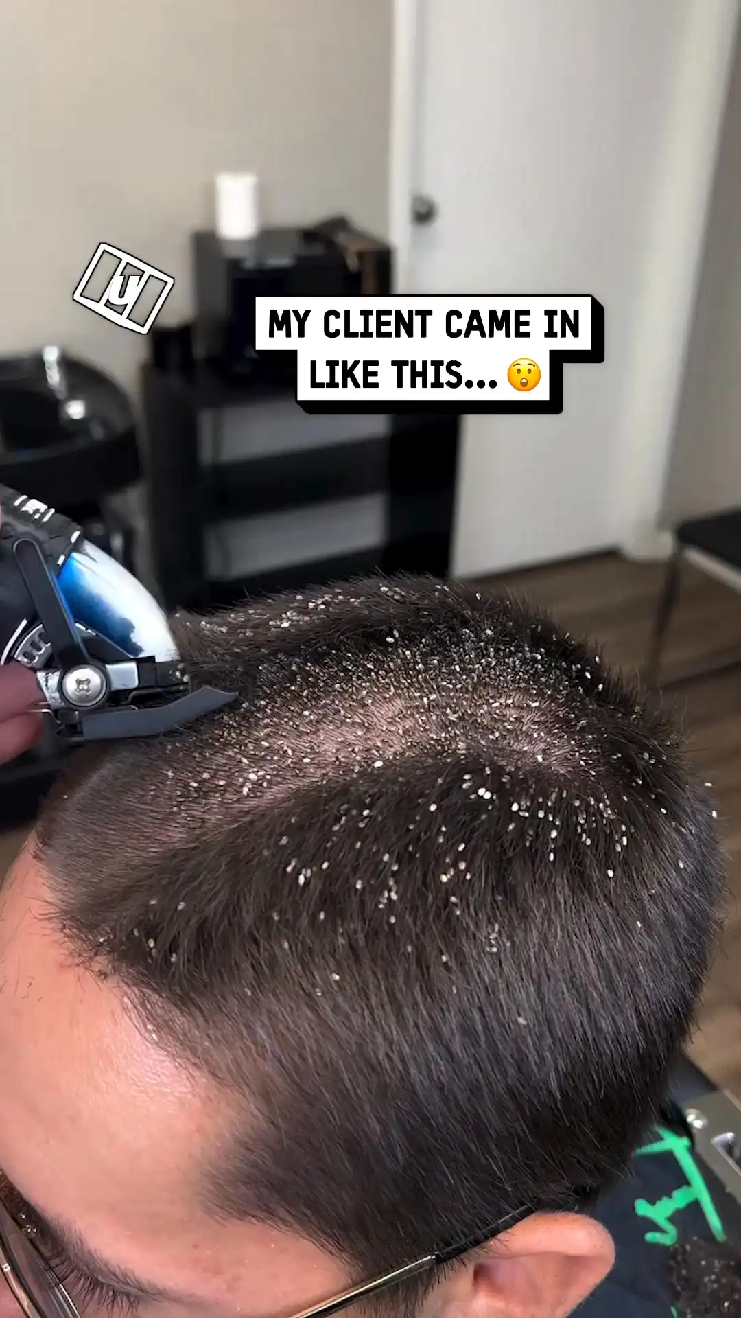 My client came in like this 😲