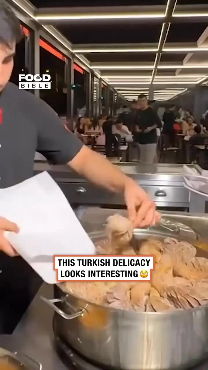 Traditional dish from Turkey looks sus 😳