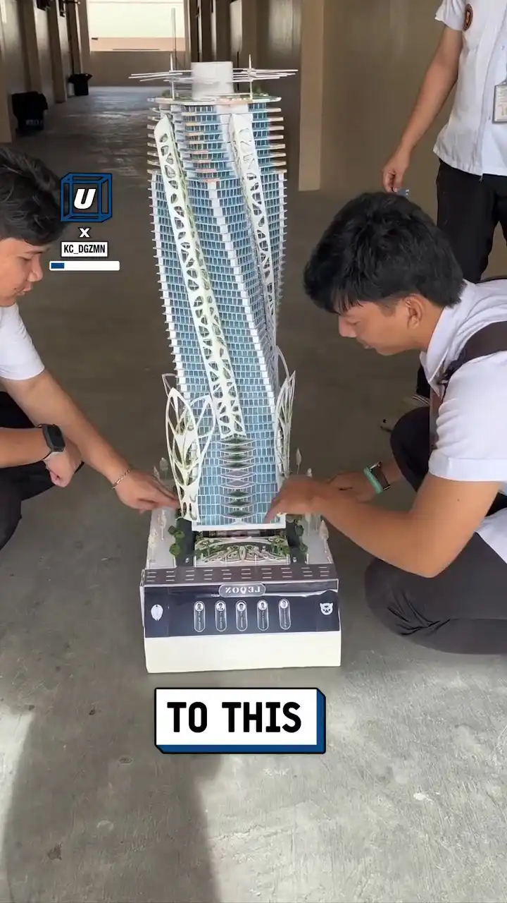 Building a concept skyscraper model